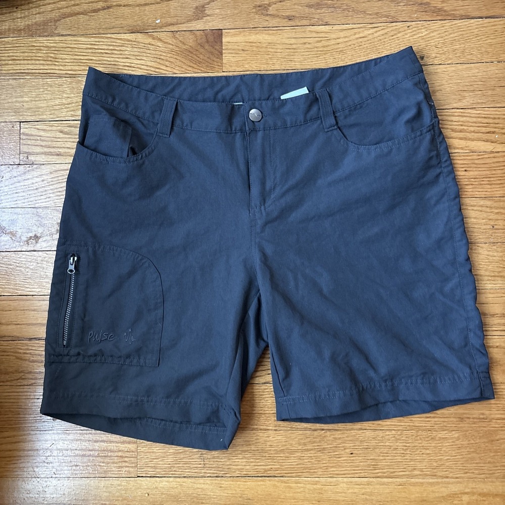 Pulse hiking cargo shorts women's sz Small Charcoal Outdoor